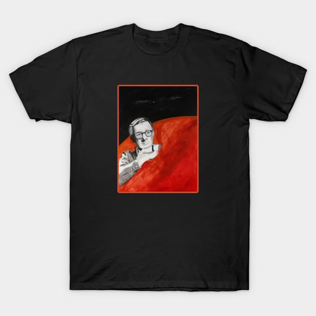 Ray Bradbury on Mars T-Shirt by ianoz